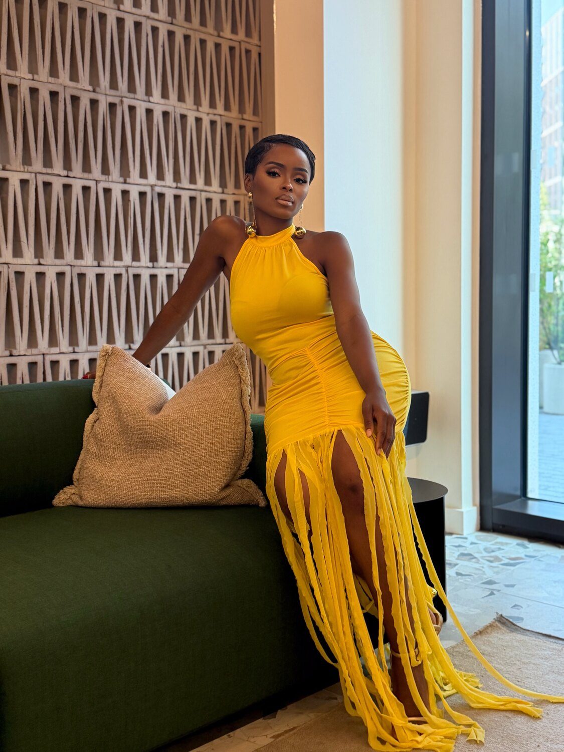 The Favour Fringe Gown, view 2